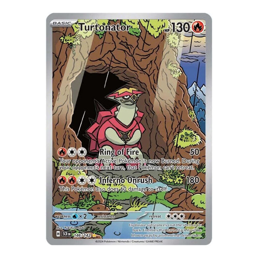 SV07: Stellar Crown (SCR) - Turtonator 146 142 (#146/142) (Near Mint)