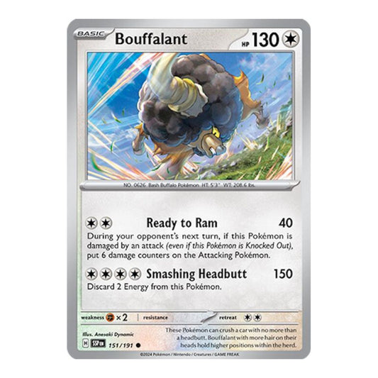 SV08: Surging Sparks (SSP) - Bouffalant (#151/191) (Near Mint)