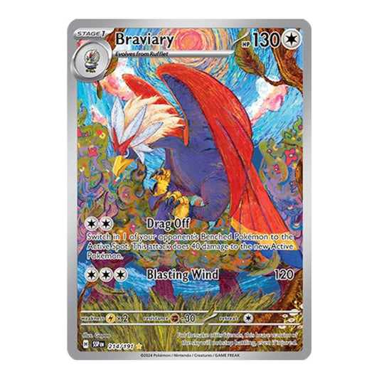 SV08: Surging Sparks (SSP) - Braviary - 214/191 (#214/191) (Near Mint)