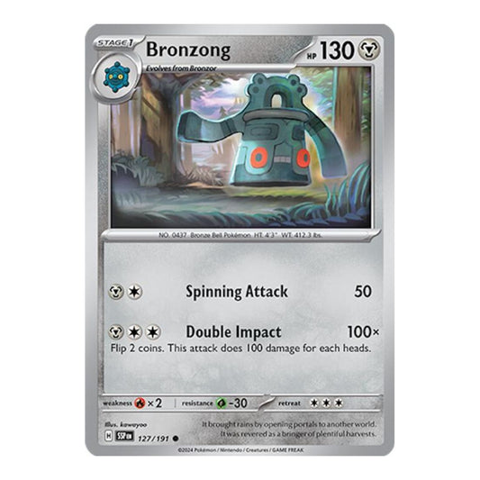 SV08: Surging Sparks (SSP) - Bronzong (#127/191) (Near Mint)
