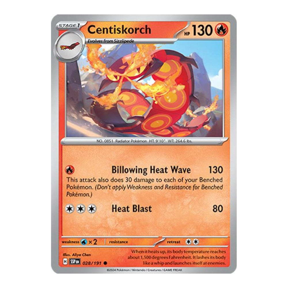 SV08: Surging Sparks (SSP) - Centiskorch (#028/191)