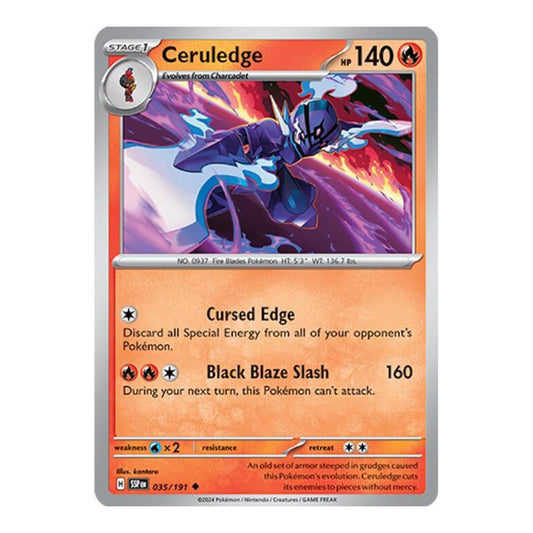 SV08: Surging Sparks (SSP) - Ceruledge 035 191 (#035/191) (Near Mint)