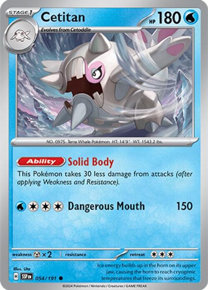 SV08: Surging Sparks (SSP) - Cetitan - 054/191 (#054/191, Common) ()