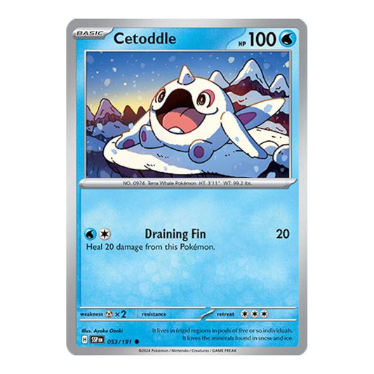 SV08: Surging Sparks (SSP) - Cetoddle (#053/191) (Near Mint)