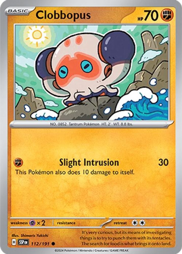 SV08: Surging Sparks (SSP) - Clobbopus - 112/191 (#112/191, Common) ()