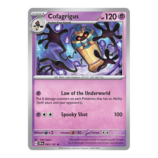SV08: Surging Sparks (SSP) - Cofagrigus (#083/191) (Near Mint)