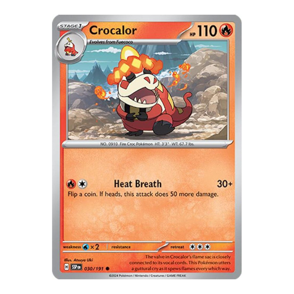 SV08: Surging Sparks (SSP) - Crocalor (#030/191)