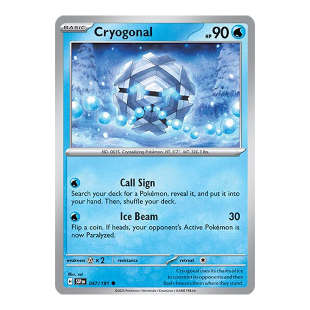 SV08: Surging Sparks (SSP) - Cryogonal (#047/191)