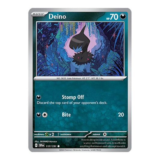 SV08: Surging Sparks (SSP) - Deino (#117/191) (Near Mint)