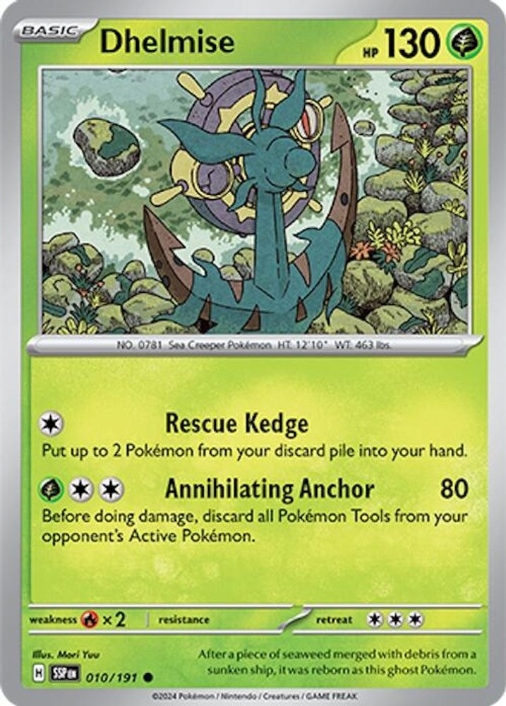 SV08: Surging Sparks (SSP) - Dhelmise (#010/191, Common) ()