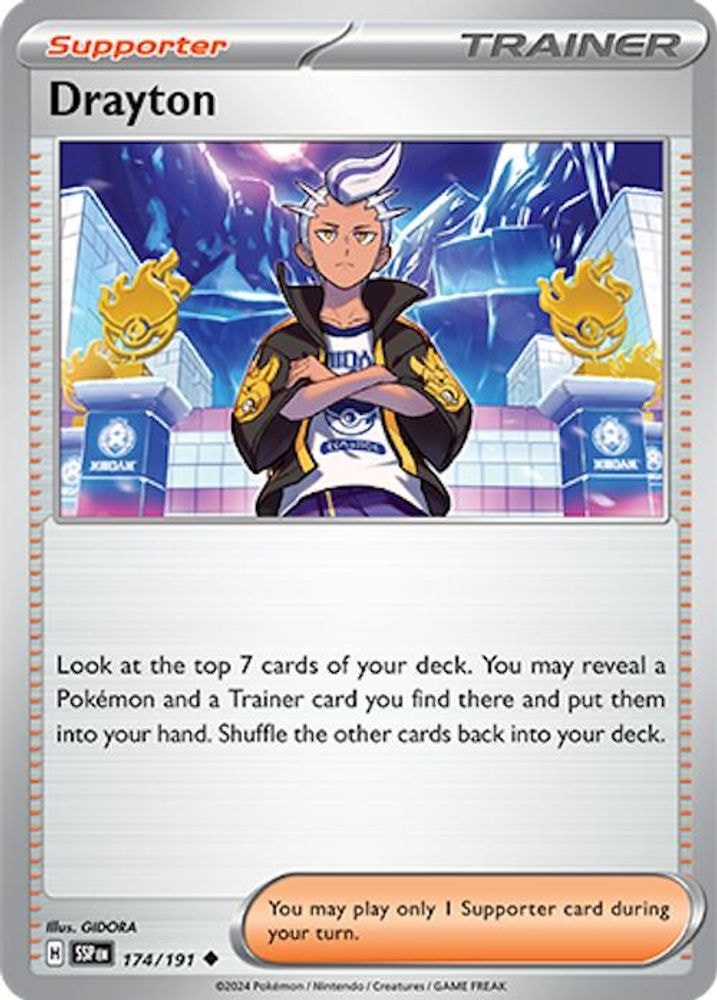 SV08: Surging Sparks (SSP) - Drayton - 174/191 (#174/191, Uncommon) ()