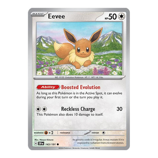 SV08: Surging Sparks (SSP) - Eevee (#143/191) (Near Mint)