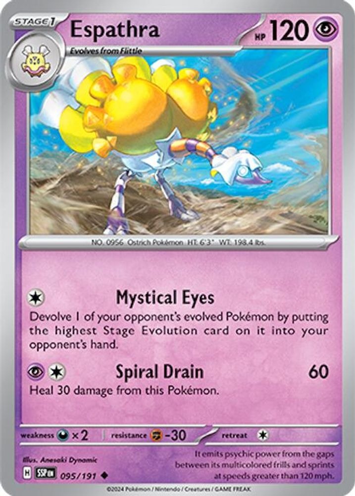 SV08: Surging Sparks (SSP) - Espathra (#095/191, Uncommon) ()