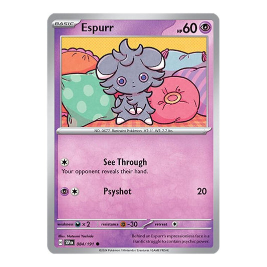 SV08: Surging Sparks (SSP) - Espurr (#084/191) (Near Mint)