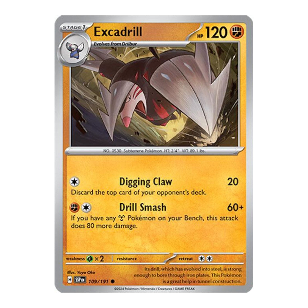 SV08: Surging Sparks (SSP) - Excadrill (#109/191)