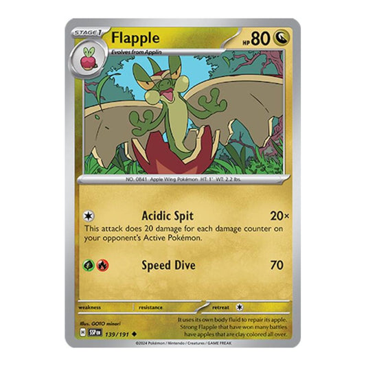 SV08: Surging Sparks (SSP) - Flapple 139 191 (#139/191) (Near Mint)