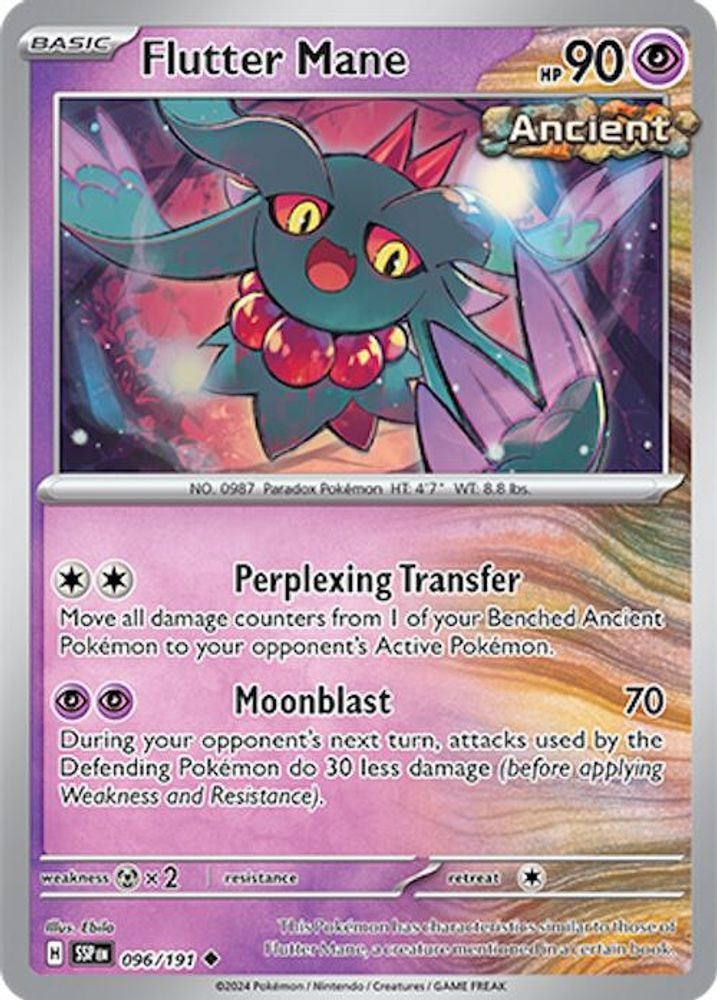 SV08: Surging Sparks (SSP) - Flutter Mane (#096/191, Uncommon) ()