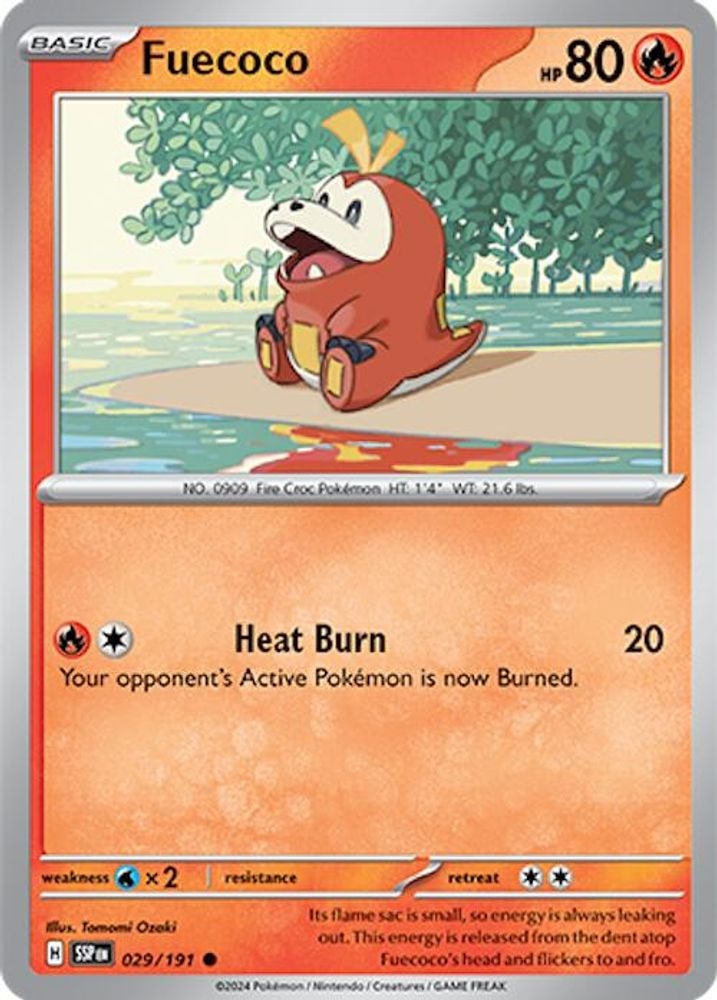 SV08: Surging Sparks (SSP) - Fuecoco (#029/191, Common) ()