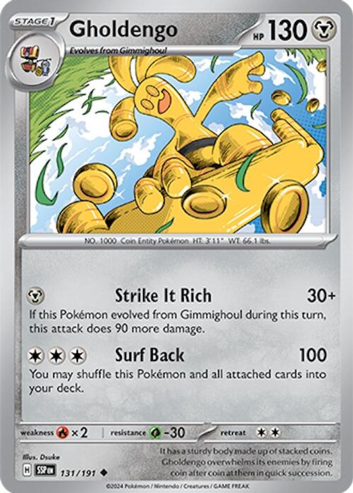 SV08: Surging Sparks (SSP) - Gholdengo (#131/191, Uncommon) ()