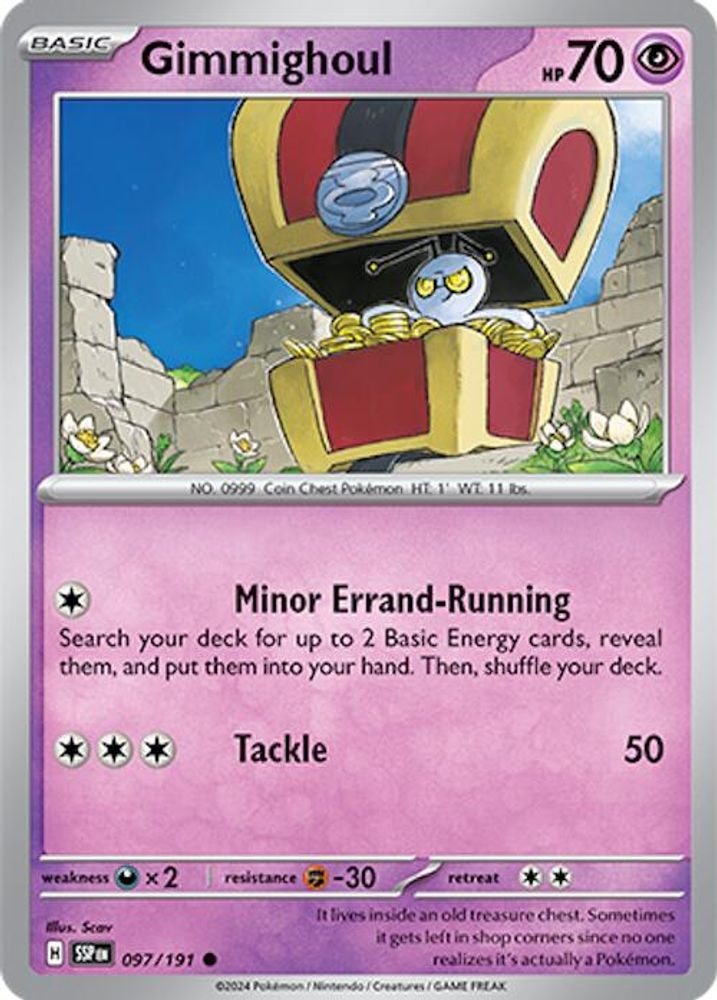 SV08: Surging Sparks (SSP) - Gimmighoul (#097/191, Common) ()