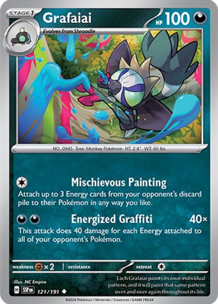 SV08: Surging Sparks (SSP) - Grafaiai (#121/191, Uncommon) ()