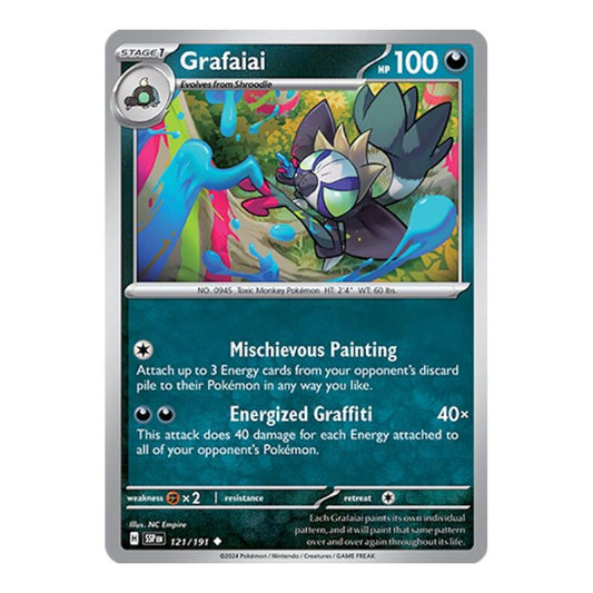 SV08: Surging Sparks (SSP) - Grafaiai (#121/191) (Near Mint)