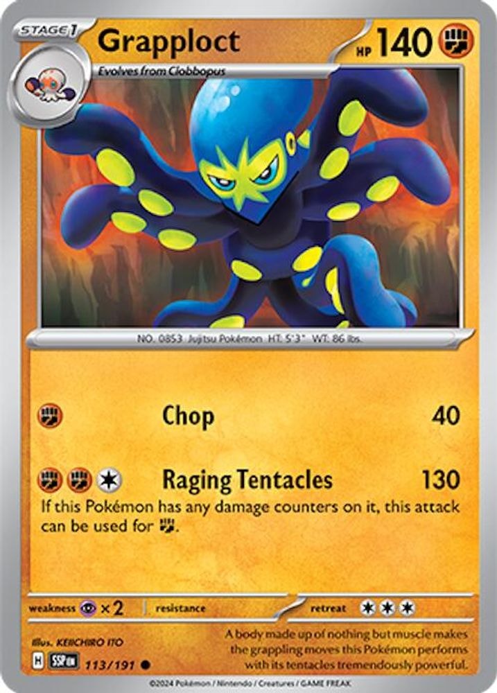 SV08: Surging Sparks (SSP) - Grapploct (#113/191, Common) ()