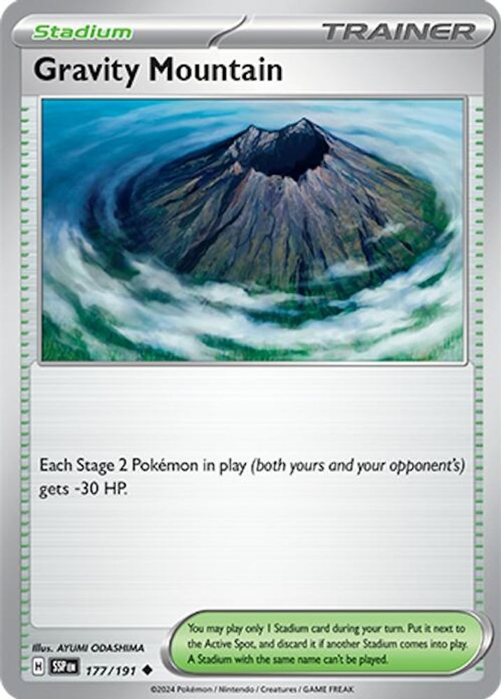 SV08: Surging Sparks (SSP) - Gravity Mountain (#177/191, Uncommon) ()