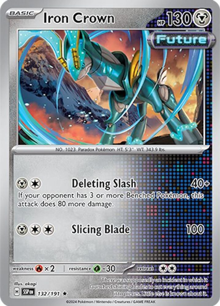 SV08: Surging Sparks (SSP) - Iron Crown (#132/191, Rare) ()