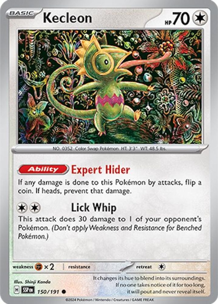 SV08: Surging Sparks (SSP) - Kecleon - 150/191 (#150/191, Common) ()