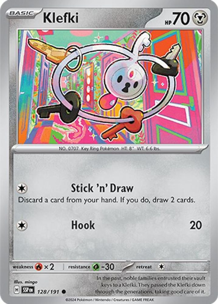SV08: Surging Sparks (SSP) - Klefki (#128/191, Common) ()
