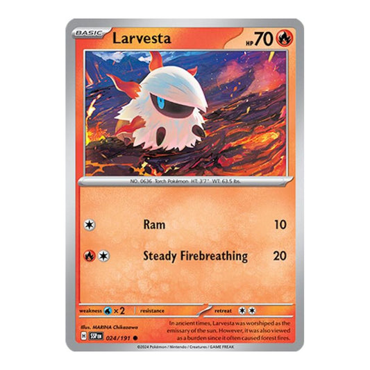 SV08: Surging Sparks (SSP) - Larvesta - 024/191 (#024/191)