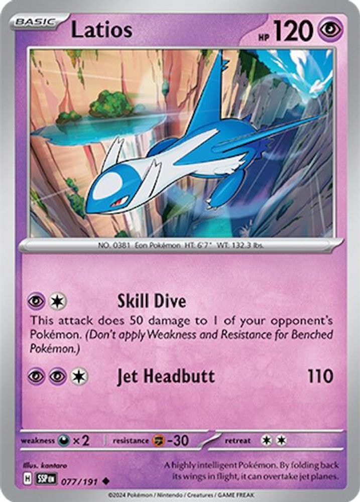 SV08: Surging Sparks (SSP) - Latios - 077/191 (#077/191, Uncommon) ()