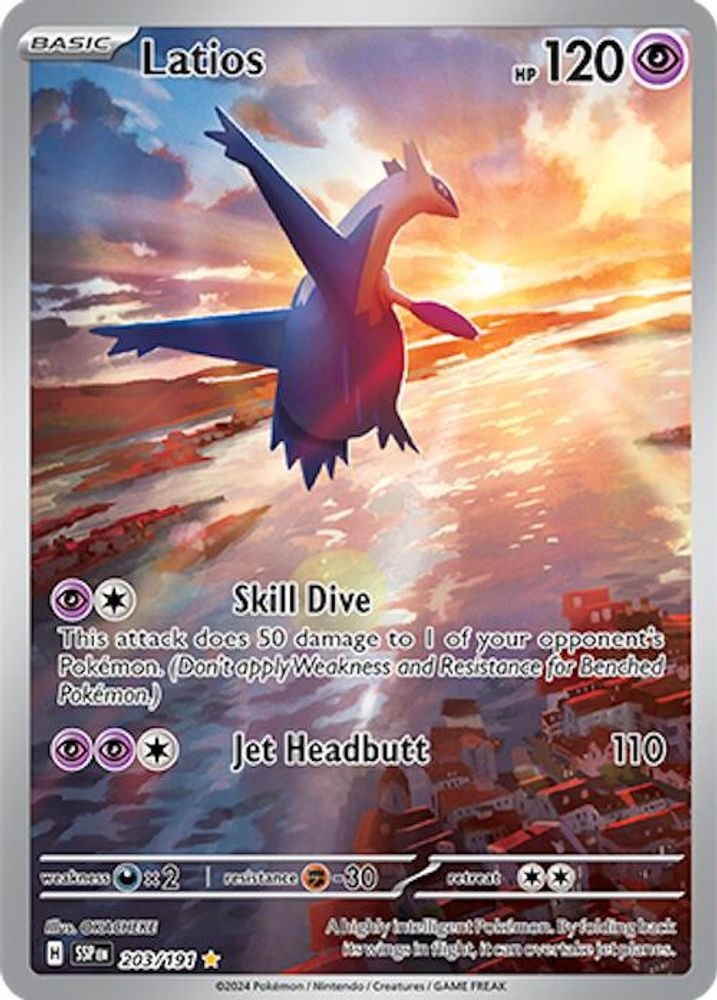 SV08: Surging Sparks (SSP) - Latios - 203/191 (#203/191, Illustration Rare) ()