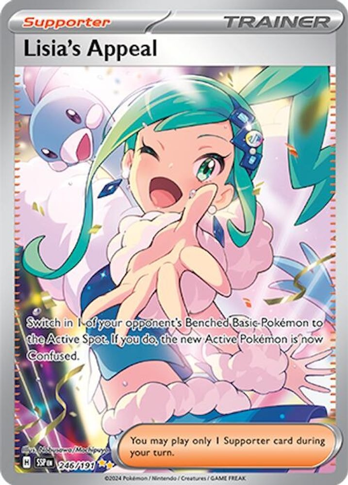 SV08: Surging Sparks (SSP) - Lisia's Appeal - 246/191 (#246/191, Special Illustration Rare) ()