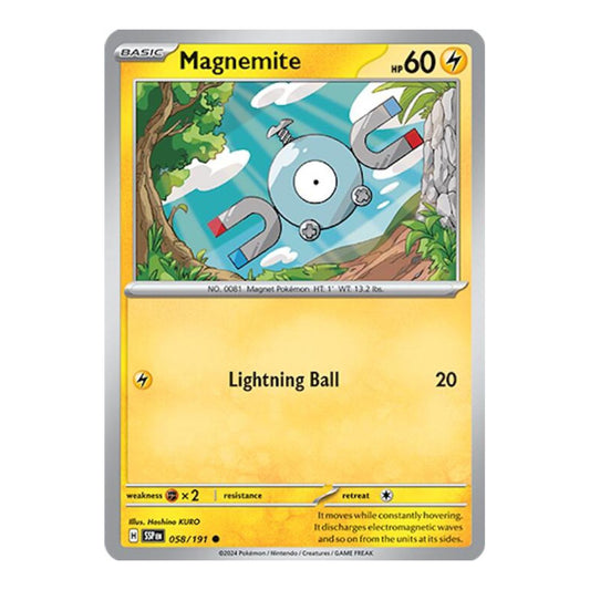 SV08: Surging Sparks (SSP) - Magnemite (#058/191) (Near Mint)