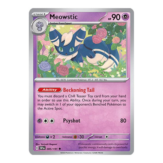 SV08: Surging Sparks (SSP) - Meowstic (#085/191)