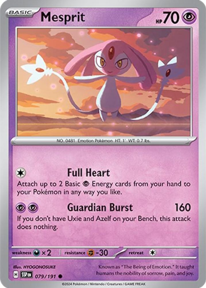 SV08: Surging Sparks (SSP) - Mesprit - 079/191 (#079/191, Common) ()
