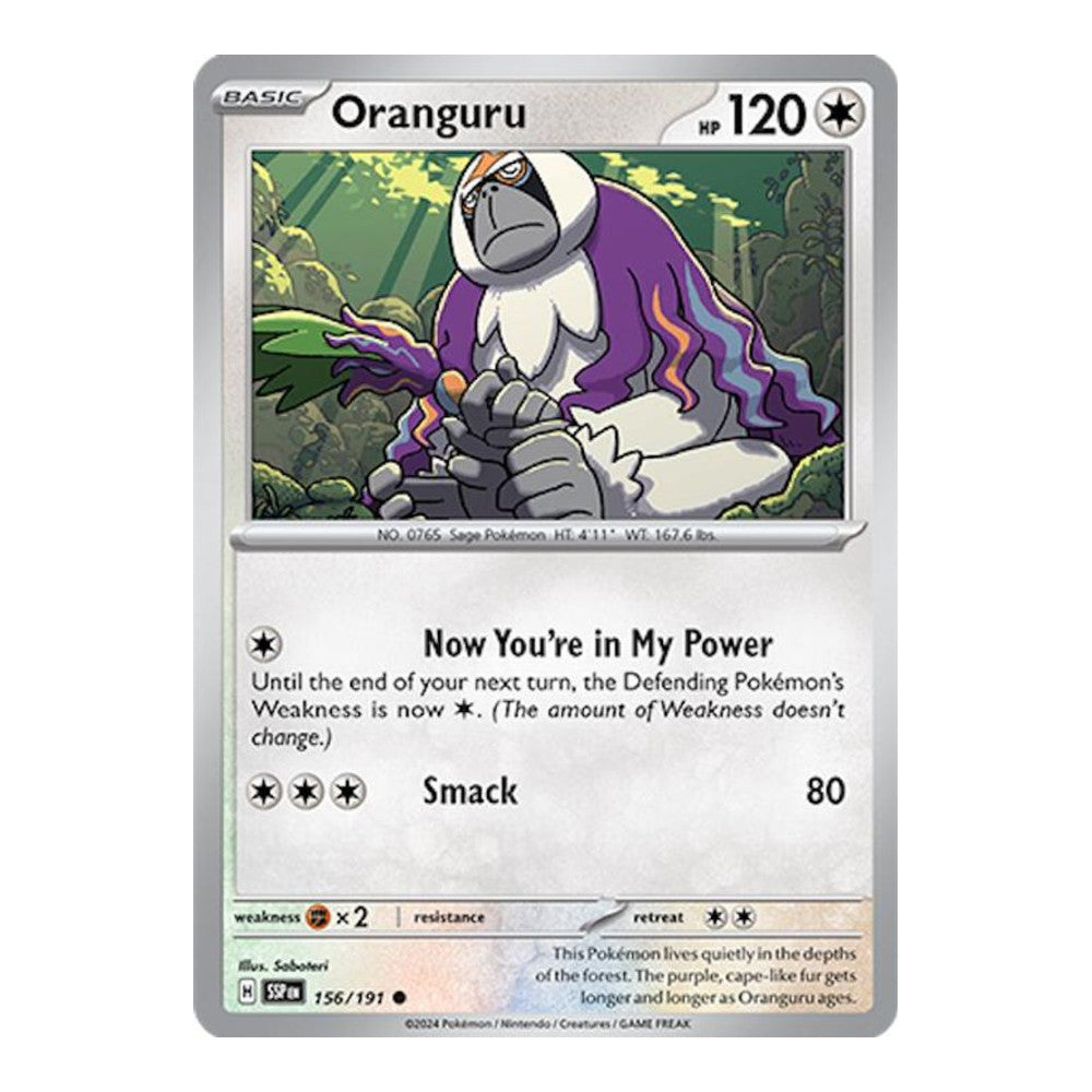 SV08: Surging Sparks (SSP) - Oranguru (#156/191)