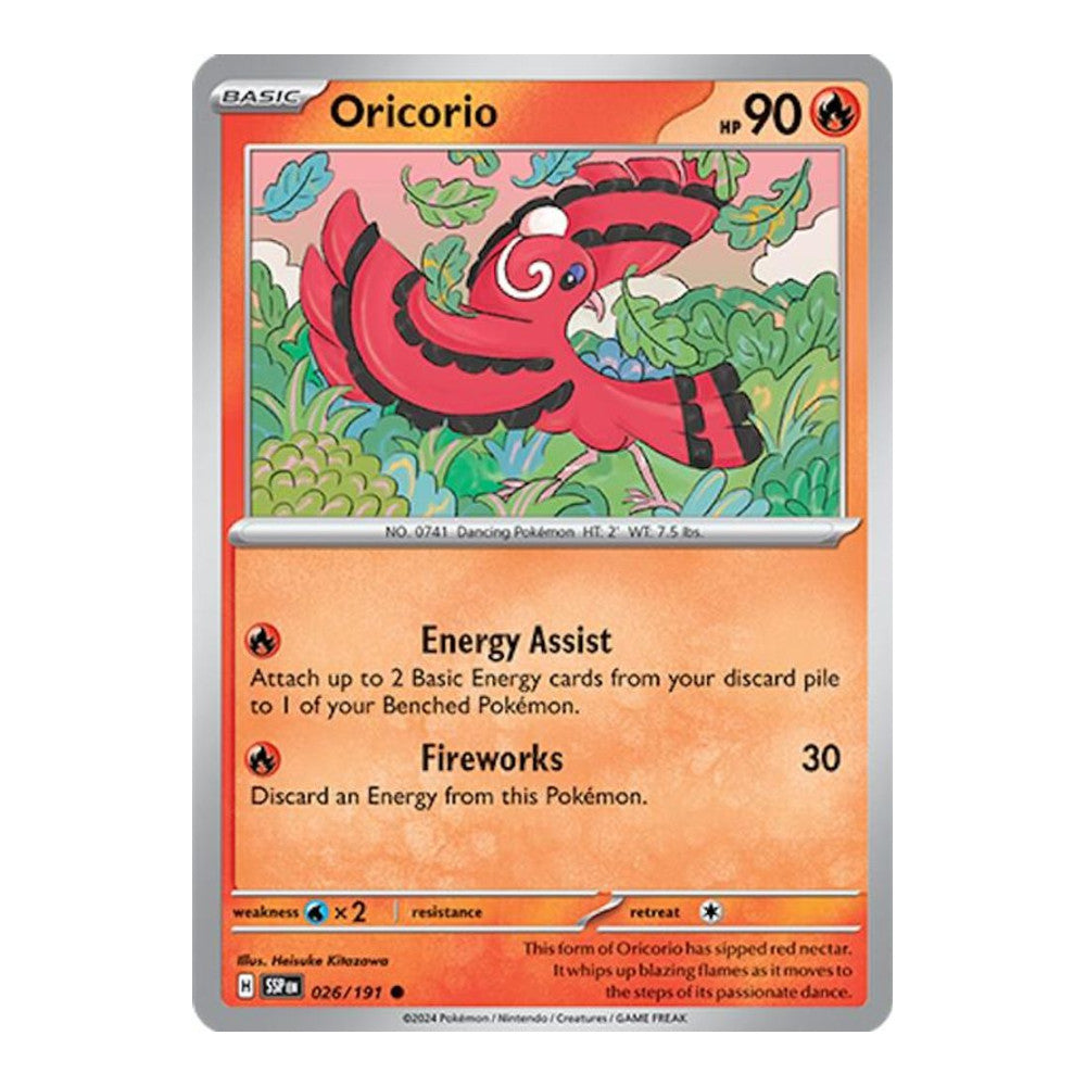 SV08: Surging Sparks (SSP) - Oricorio - 026/191 (#026/191)