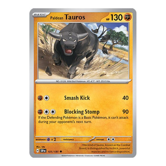 SV08: Surging Sparks (SSP) - Paldean Tauros 101 191 (#101/191) (Near Mint)
