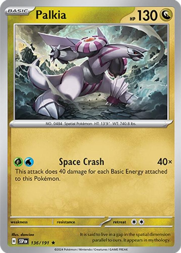SV08: Surging Sparks (SSP) - Palkia (#136/191, Rare) ()