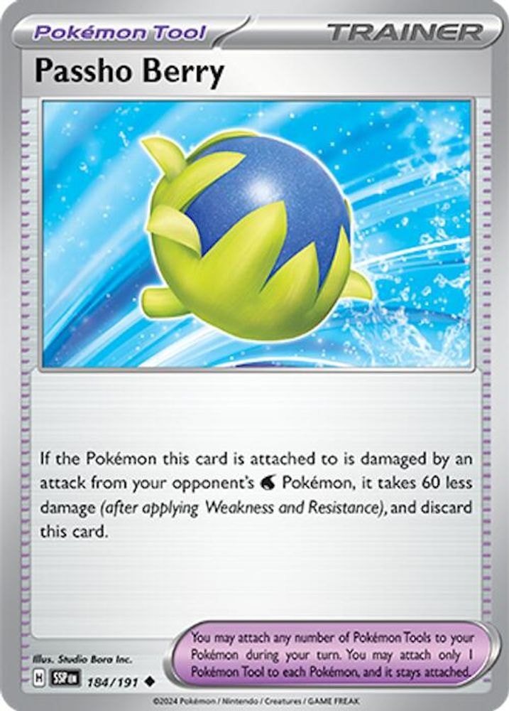 SV08: Surging Sparks (SSP) - Passho Berry (#184/191, Uncommon) ()