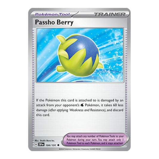 SV08: Surging Sparks (SSP) - Passho Berry (#184/191) (Near Mint)
