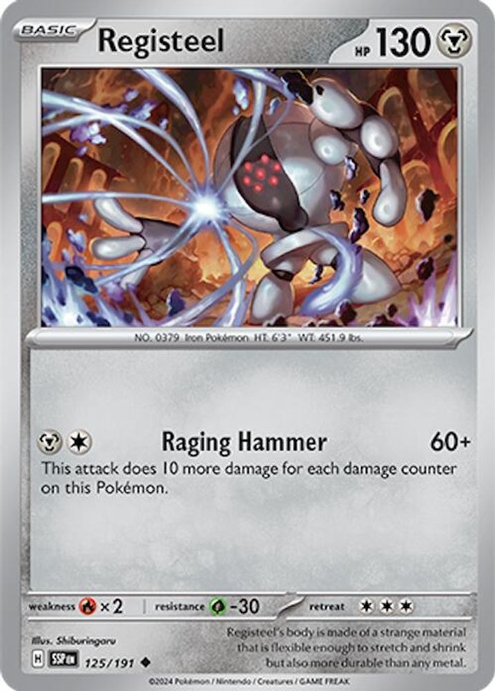 SV08: Surging Sparks (SSP) - Registeel (#125/191, Uncommon) ()
