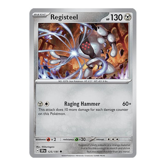 SV08: Surging Sparks (SSP) - Registeel (#125/191) (Near Mint)