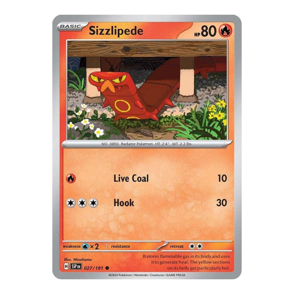 SV08: Surging Sparks (SSP) - Sizzlipede (#027/191)
