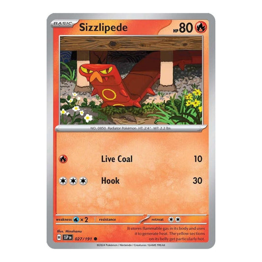 SV08: Surging Sparks (SSP) - Sizzlipede (#027/191)