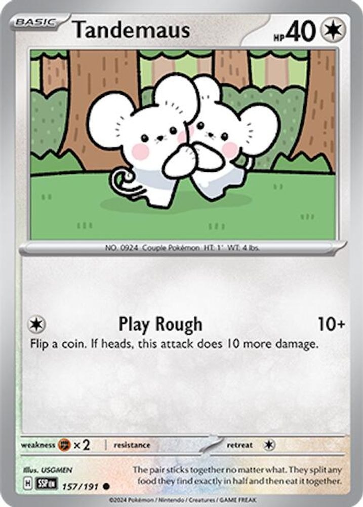 SV08: Surging Sparks (SSP) - Tandemaus (#157/191, Common) ()