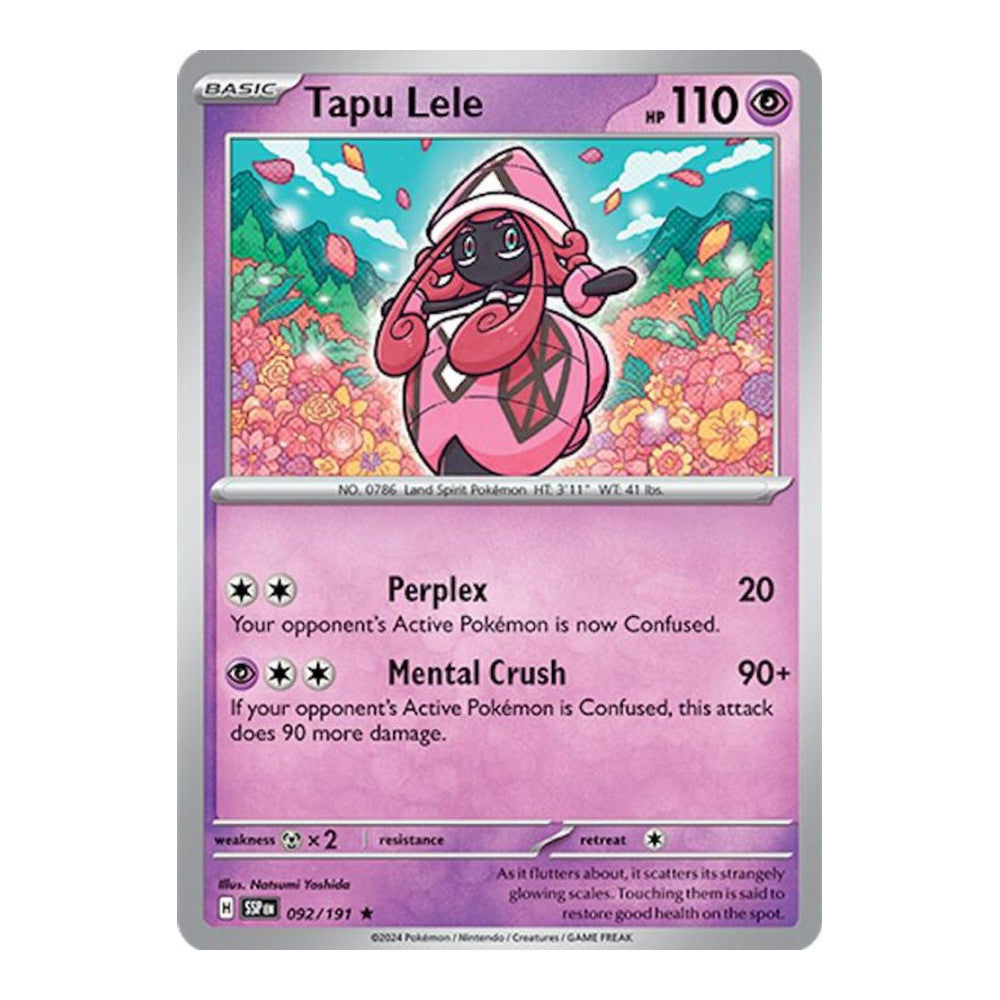 SV08: Surging Sparks (SSP) - Tapu Lele (#092/191) (Near Mint)